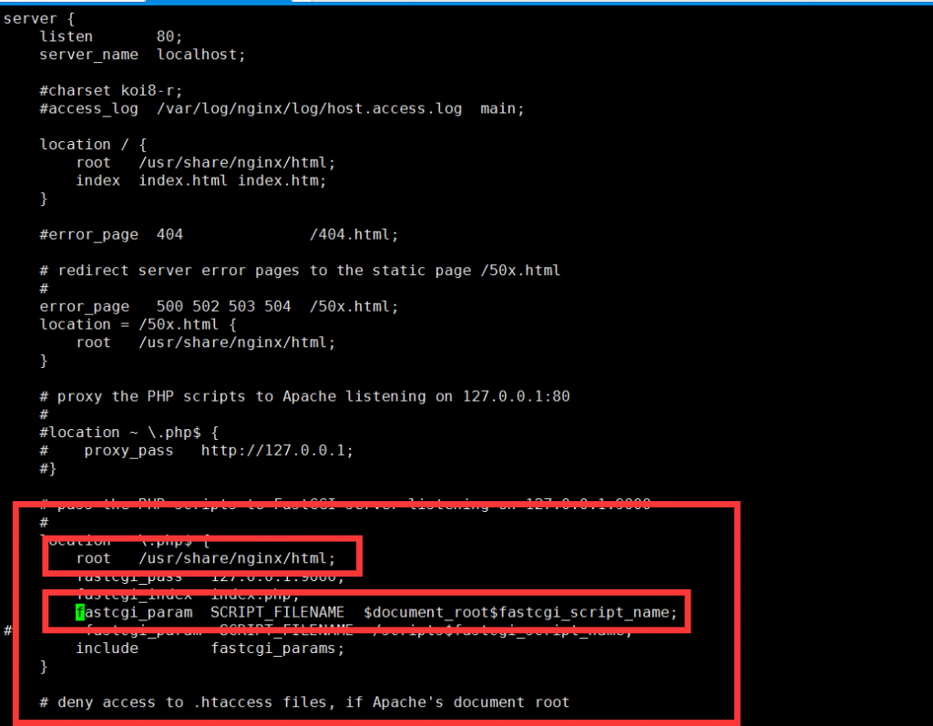 Lnmp平台Nginx返回  PHP文件报File not found
